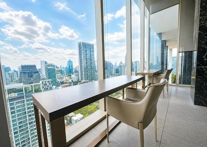 公寓 Luxury 1br - Infinity Pool - Sathorn 曼谷