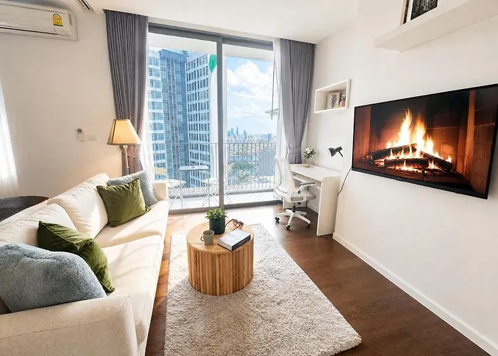 公寓 Luxury 1br - Infinity Pool - Sathorn 曼谷