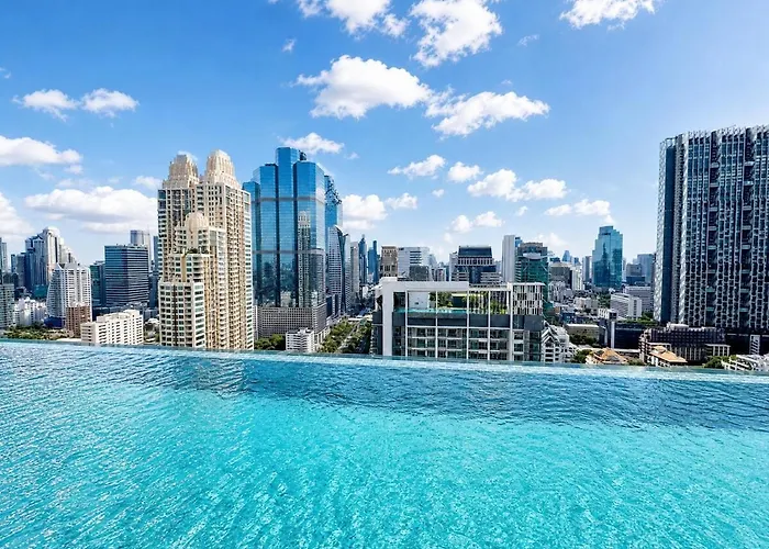 公寓 Luxury 1br - Infinity Pool - Sathorn 曼谷
